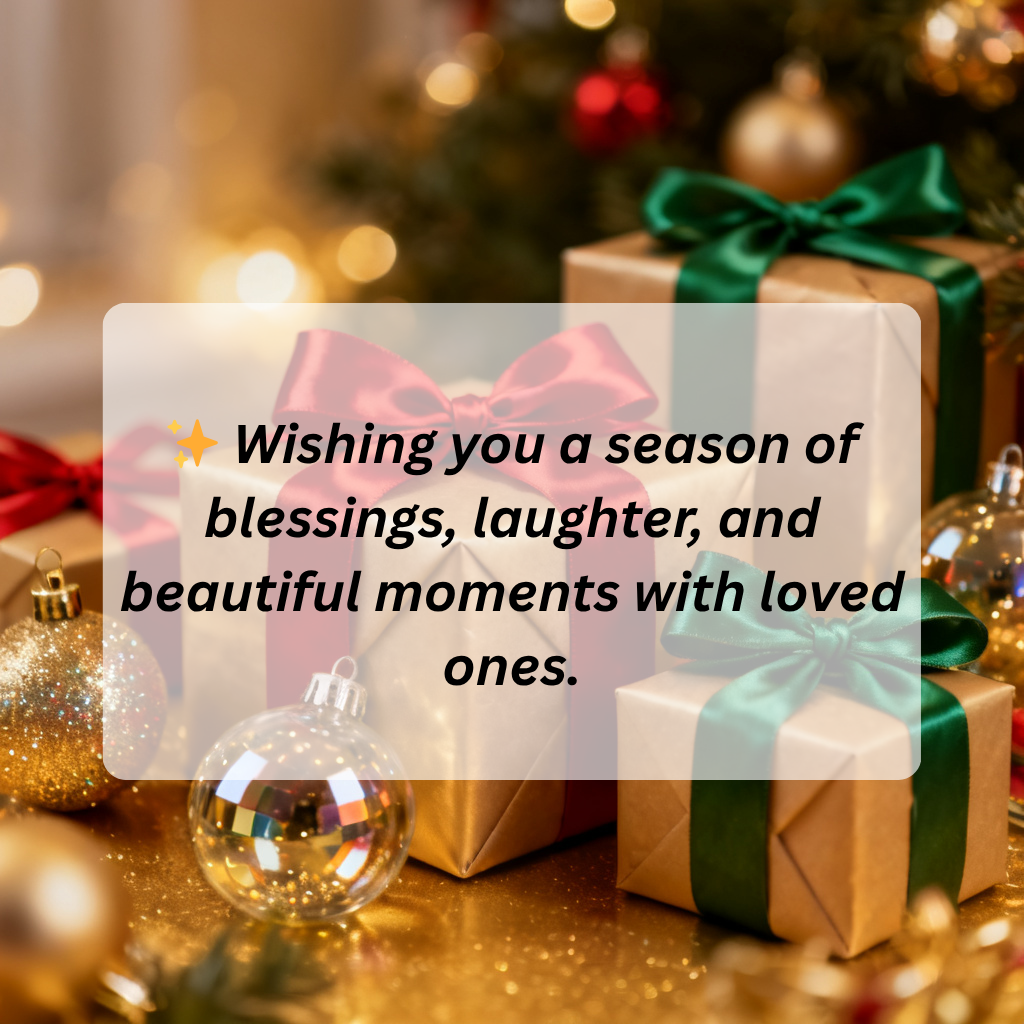 Merry Christmas Blessings: A Heartfelt Guide to Joy, Love, and Peace
