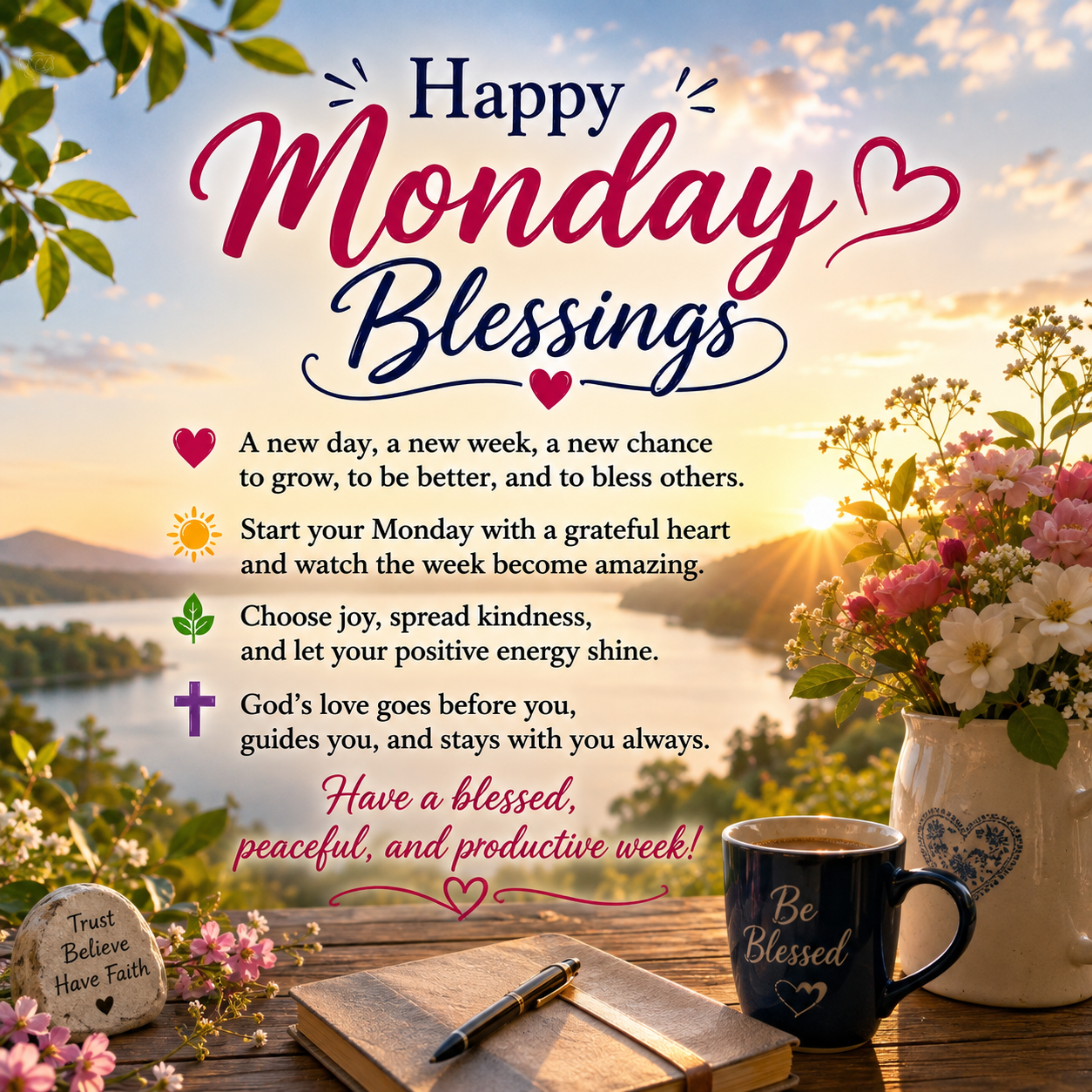 350+ Monday Blessings Images to Start Your Week With Faith and Hope