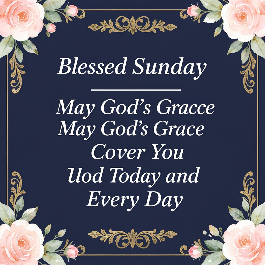 Sunday Blessings Beautiful Messages to Uplift Your Heart