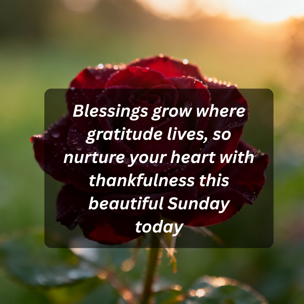 Thankful Sunday Blessings Quotes to Start Your Week With Gratitude