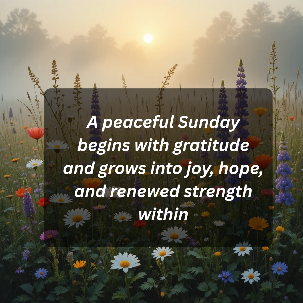 Thankful Sunday Blessings Quotes to Start Your Week With Gratitude