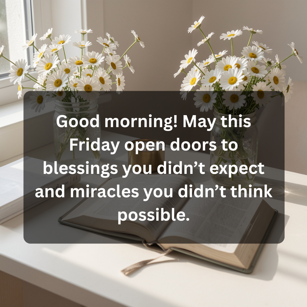 100+ Friday Blessings Images to Inspire Peace, Joy