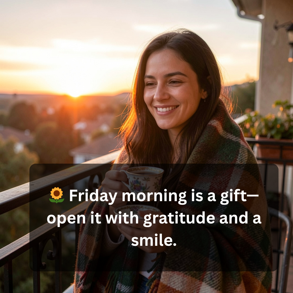 Friday Morning Blessings – Uplifting Wishes to Start a Joyful Day