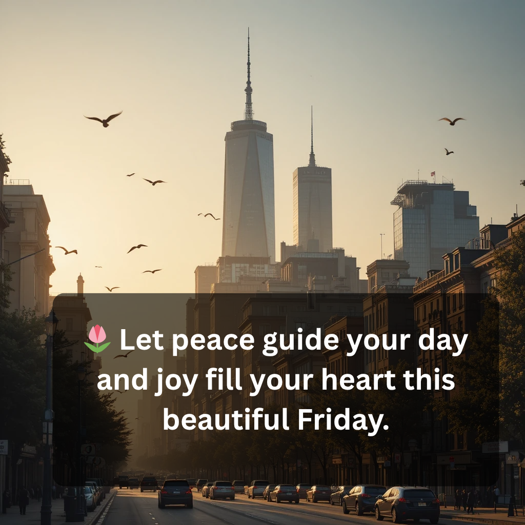 Friday Morning Blessings – Uplifting Wishes to Start a Joyful Day