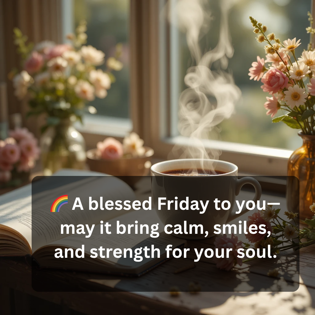 Friday Morning Blessings – Uplifting Wishes to Start a Joyful Day