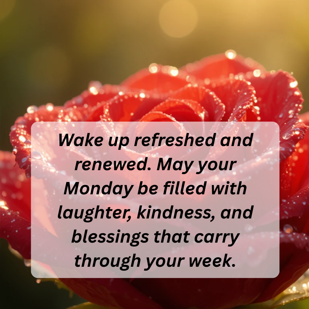 Title: Good Morning Monday Blessings for a Positive Start