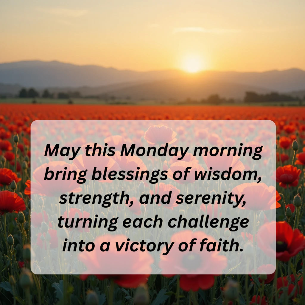 Title: Good Morning Monday Blessings for a Positive Start