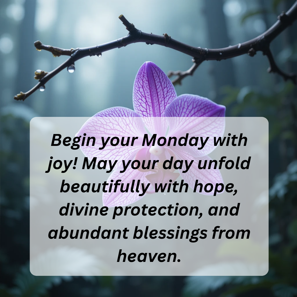 Title: Good Morning Monday Blessings for a Positive Start