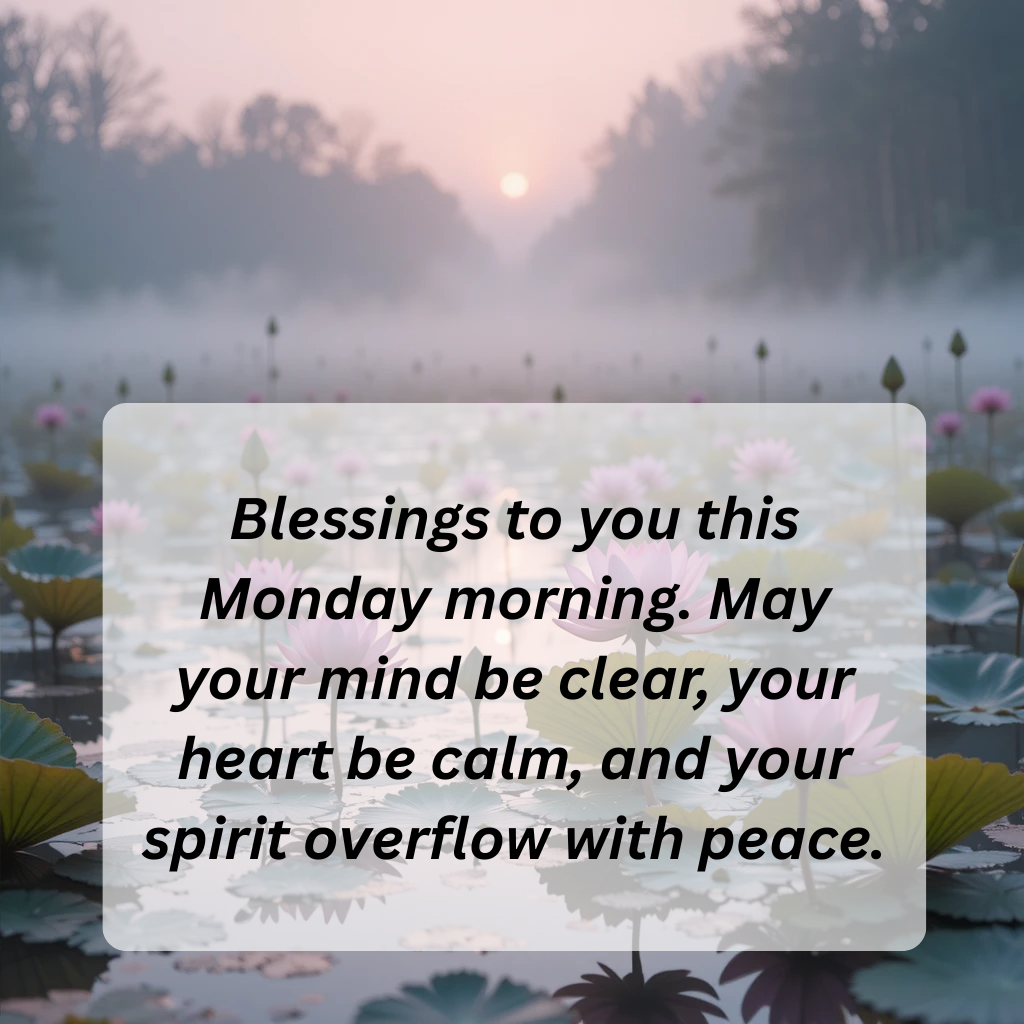 Title: Good Morning Monday Blessings for a Positive Start