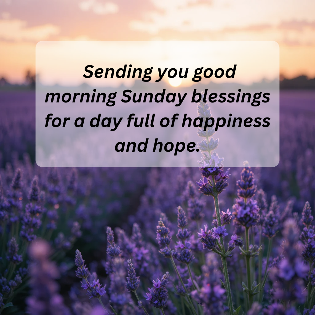 Good Morning Sunday Blessings: Embrace the Beauty of a New Day