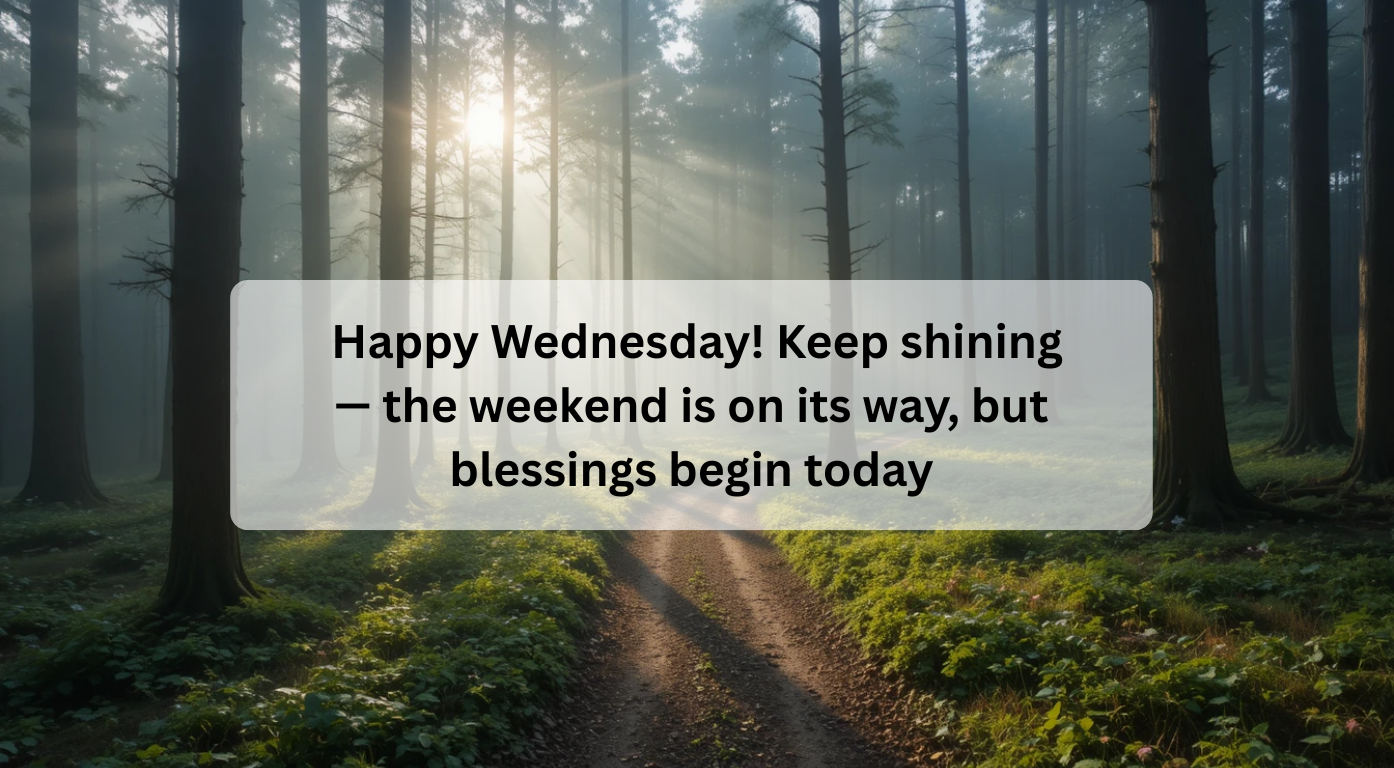 Beautiful Wednesday Blessings for a Blessed Day