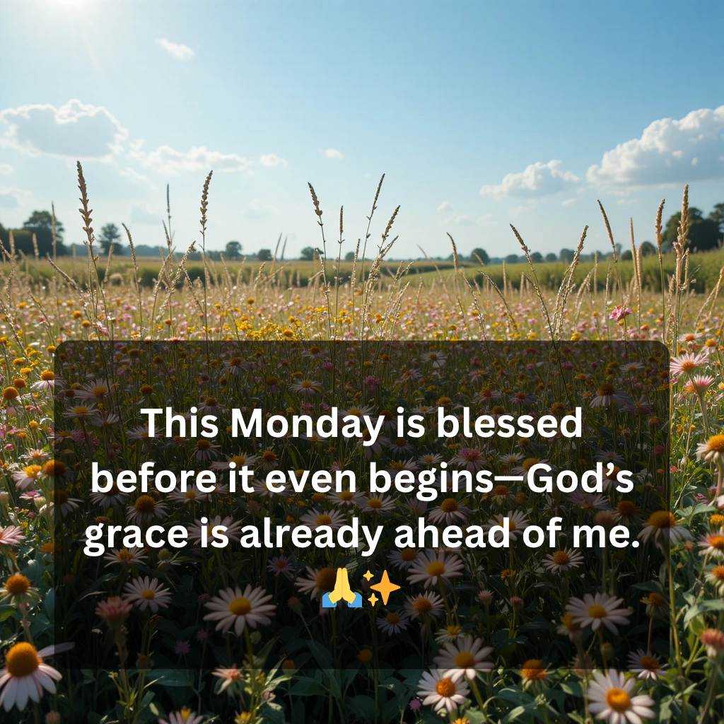Beautiful Monday Blessings Images to Brighten Every Morning