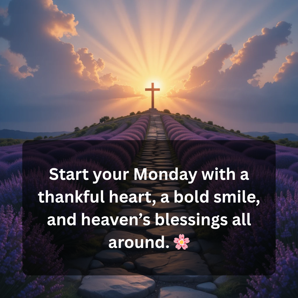 Beautiful Monday Blessings Images to Brighten Every Morning