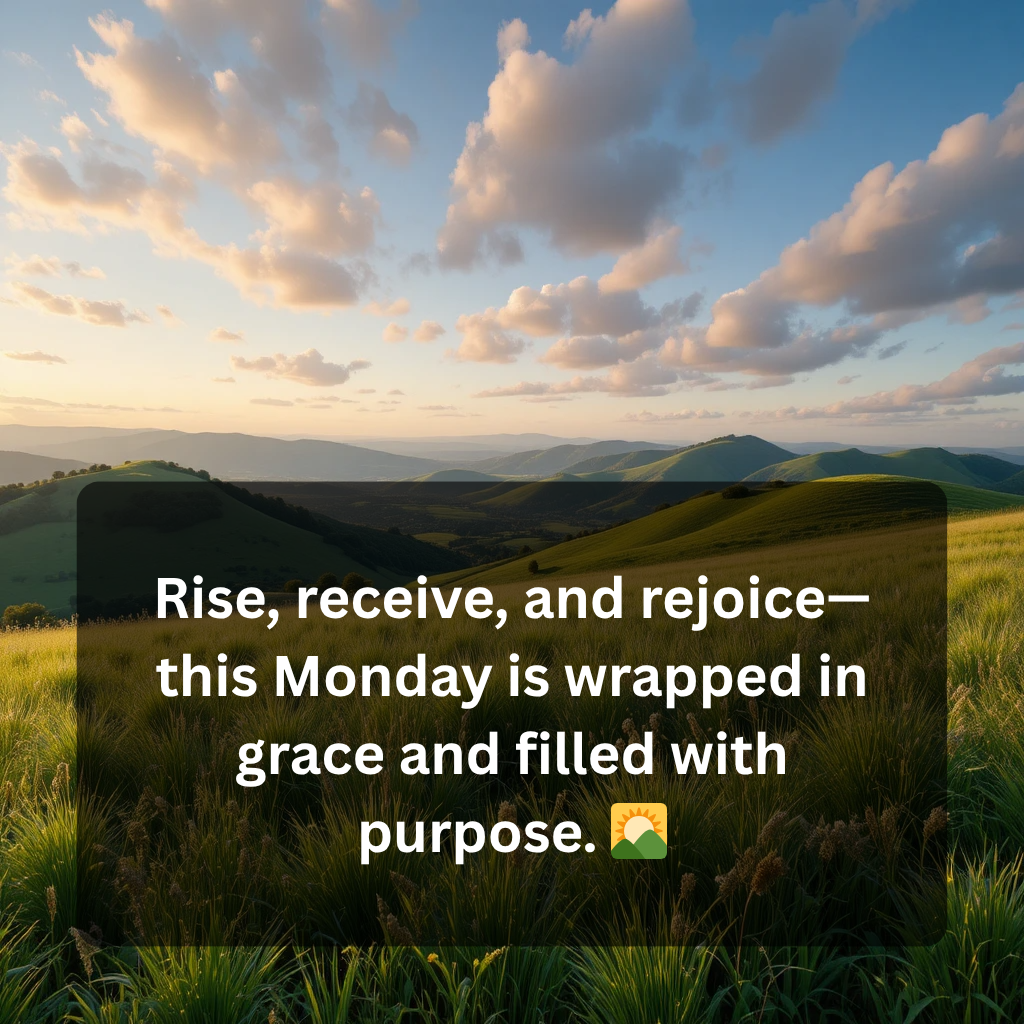 Beautiful Monday Blessings Images to Brighten Every Morning