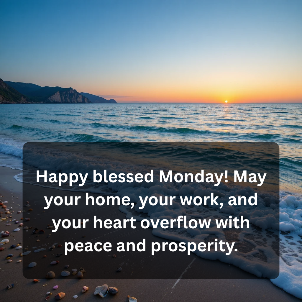 Beautiful Monday Blessings Images to Brighten Every Morning