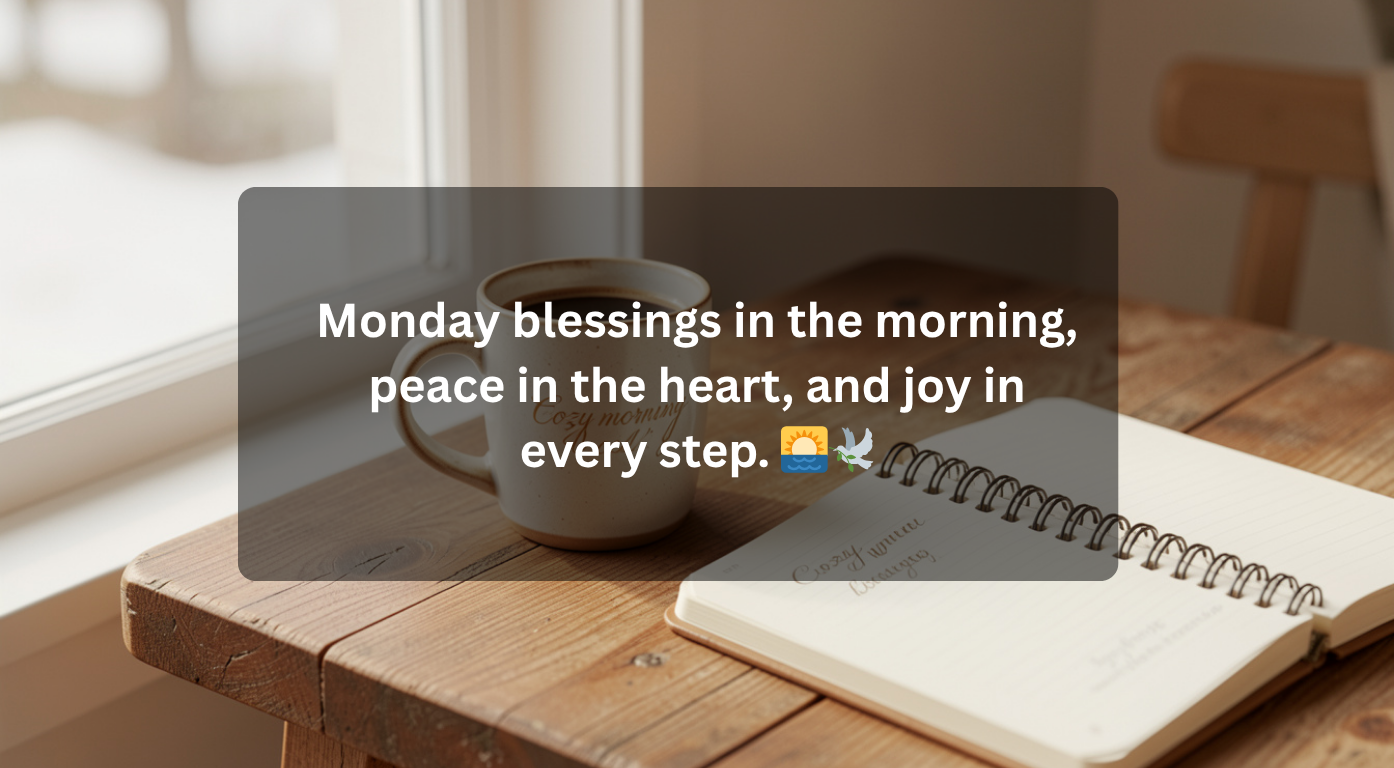 Beautiful Monday Blessings Images to Brighten Every Morning