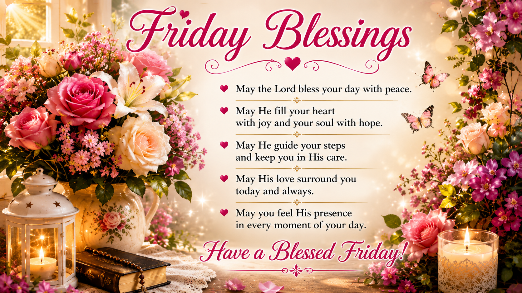 150+ Friday Blessings and Prayers to Light Up Your Day