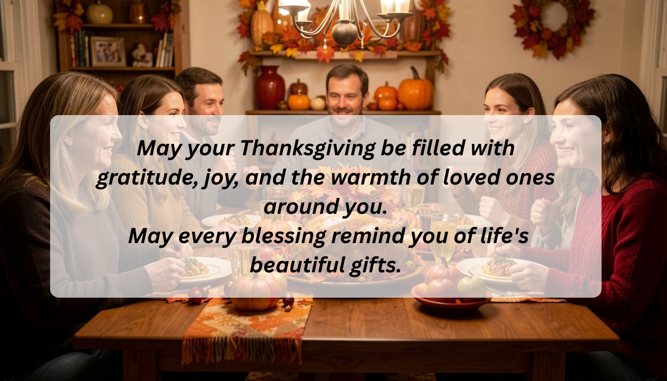 100 Thanksgiving Blessings to Warm Every Heart This Year