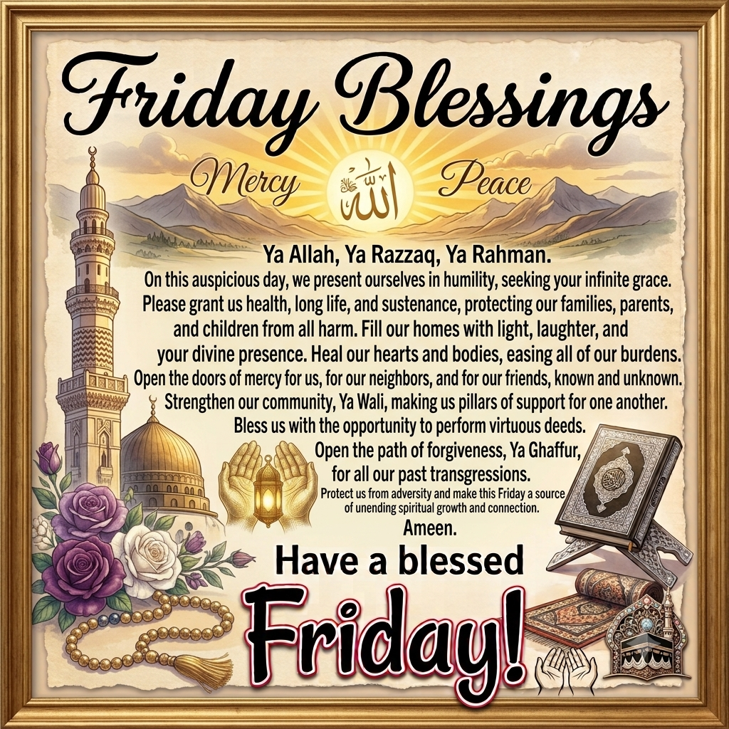 150+ Friday Blessings and Prayers to Light Up Your Day