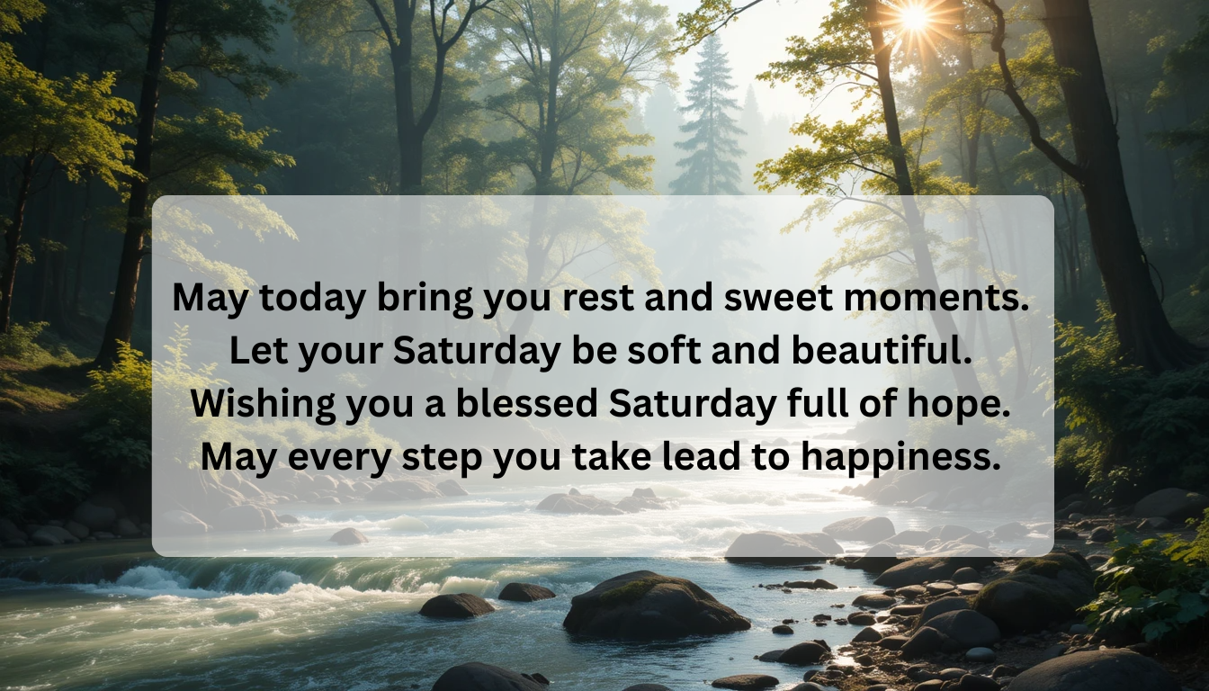 100+ Happy Saturday Blessings for a Joyful Weekend