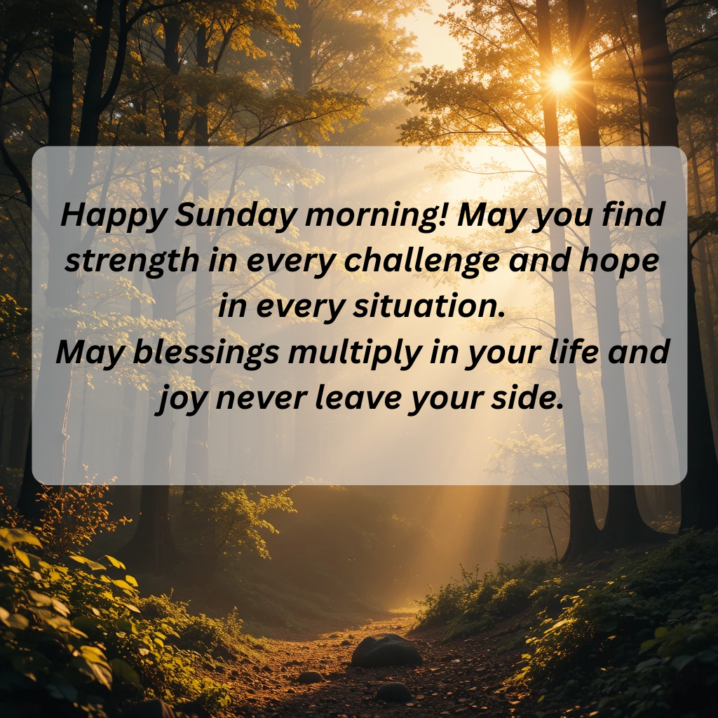 120+ Powerful Inspirational Sunday Morning Blessings