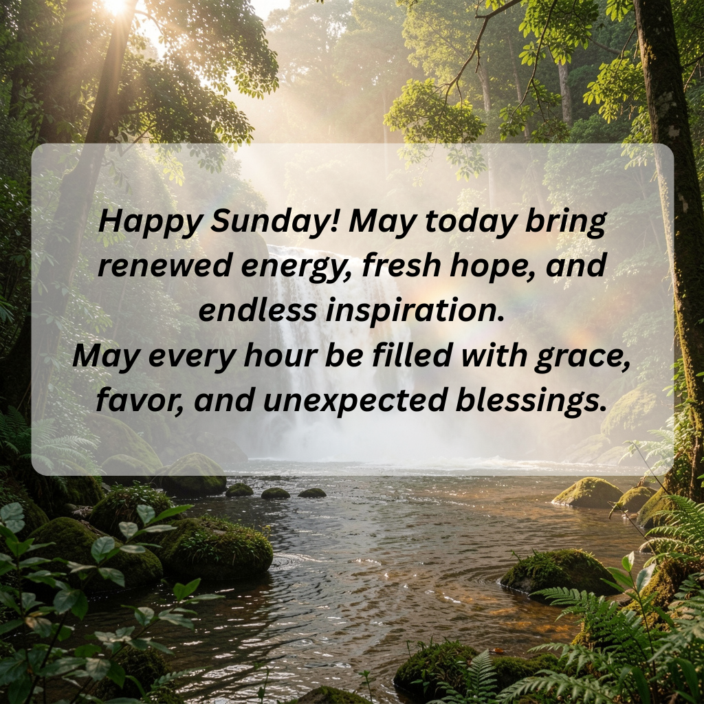 120+ Powerful Inspirational Sunday Morning Blessings