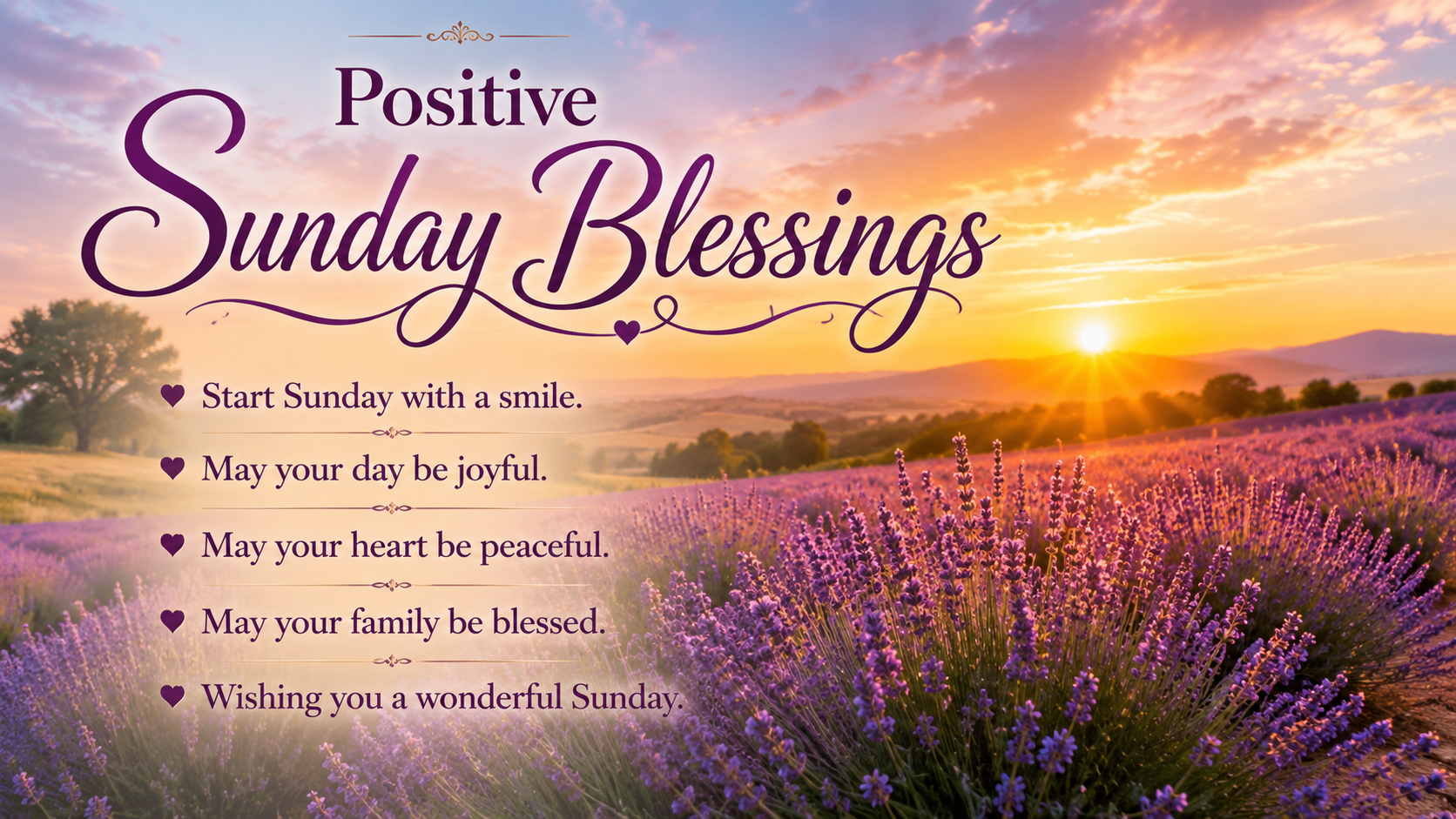 120 Positive Sunday Blessings to Brighten Your Whole Week