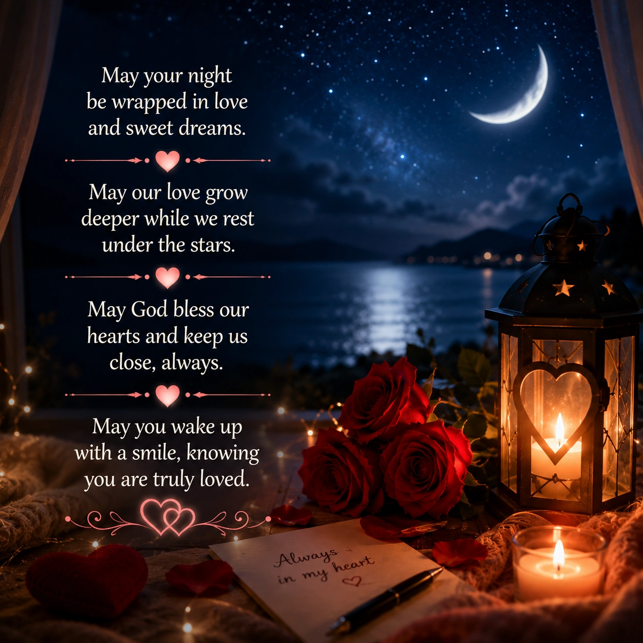 1150+ Beautiful Good Night Blessings for Peace and Sweet Dreams