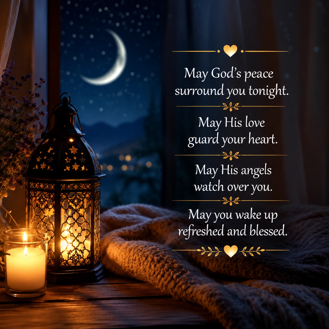 1150+ Beautiful Good Night Blessings for Peace and Sweet Dreams