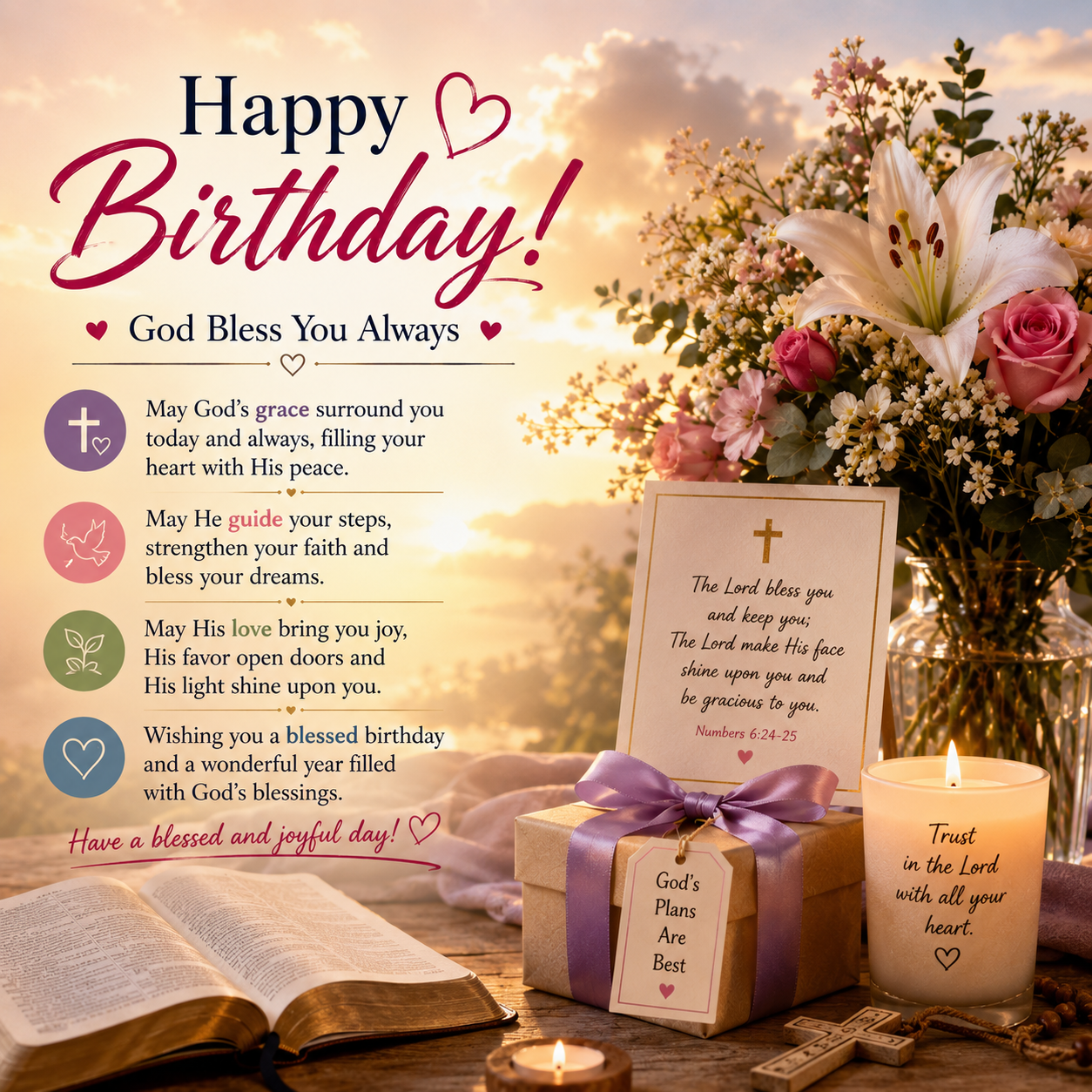 Female Birthday Blessings Heartfelt Wishes for Every Special Woman