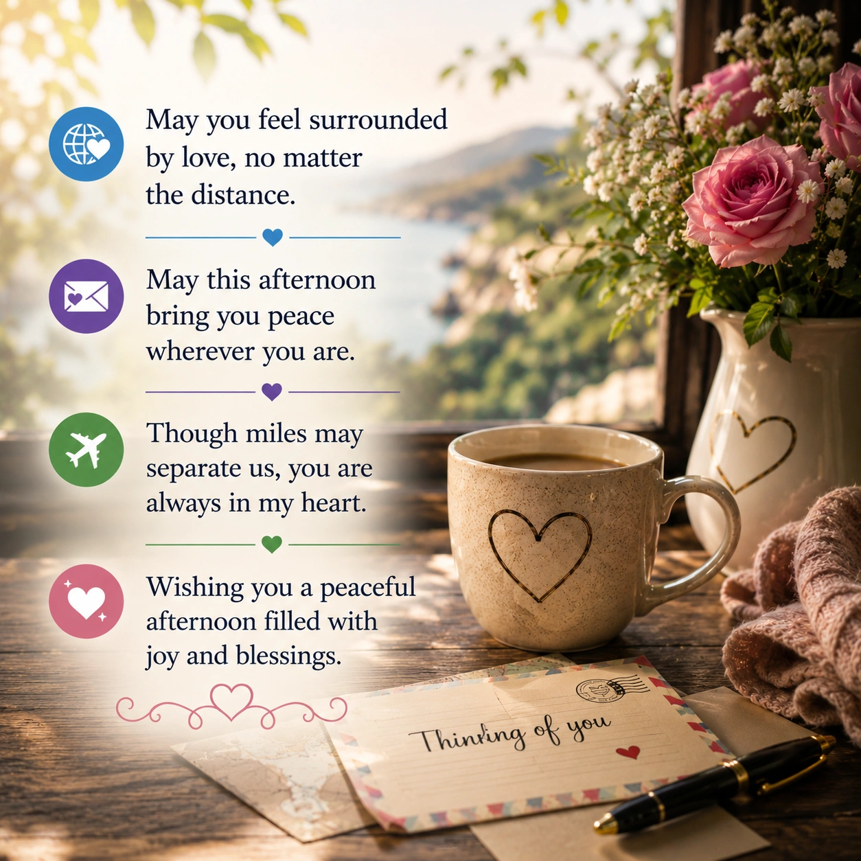 Good Afternoon Blessings for Peace, Joy, and Happiness