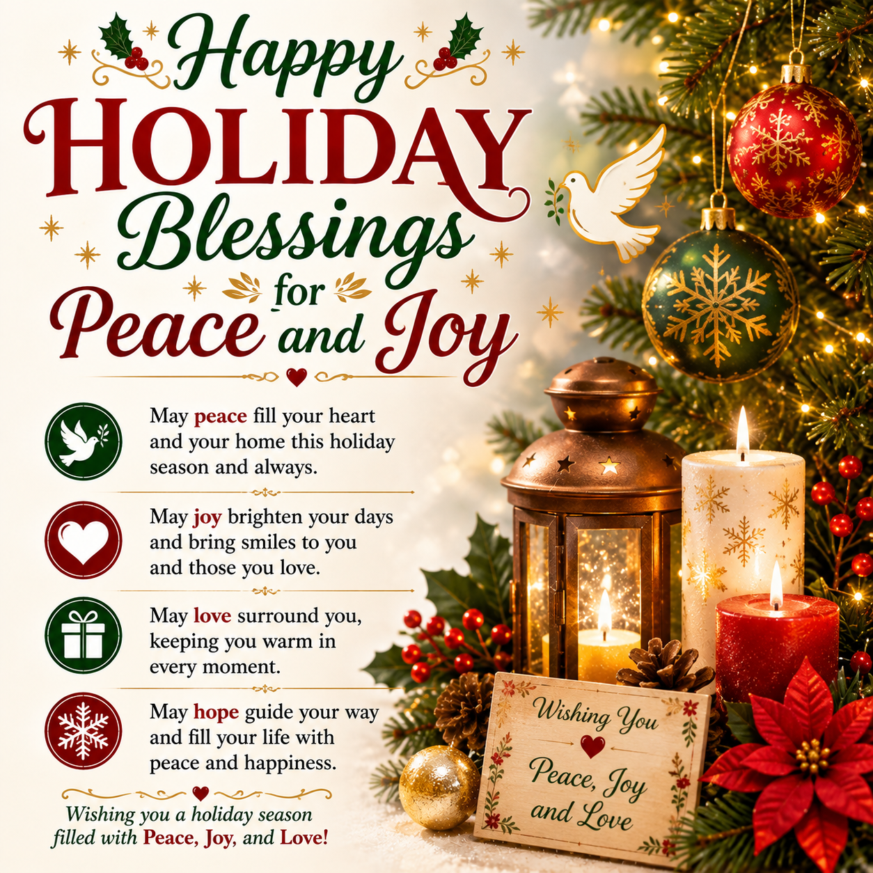 130+ Happy Holiday Blessings to Share With the Ones You Love