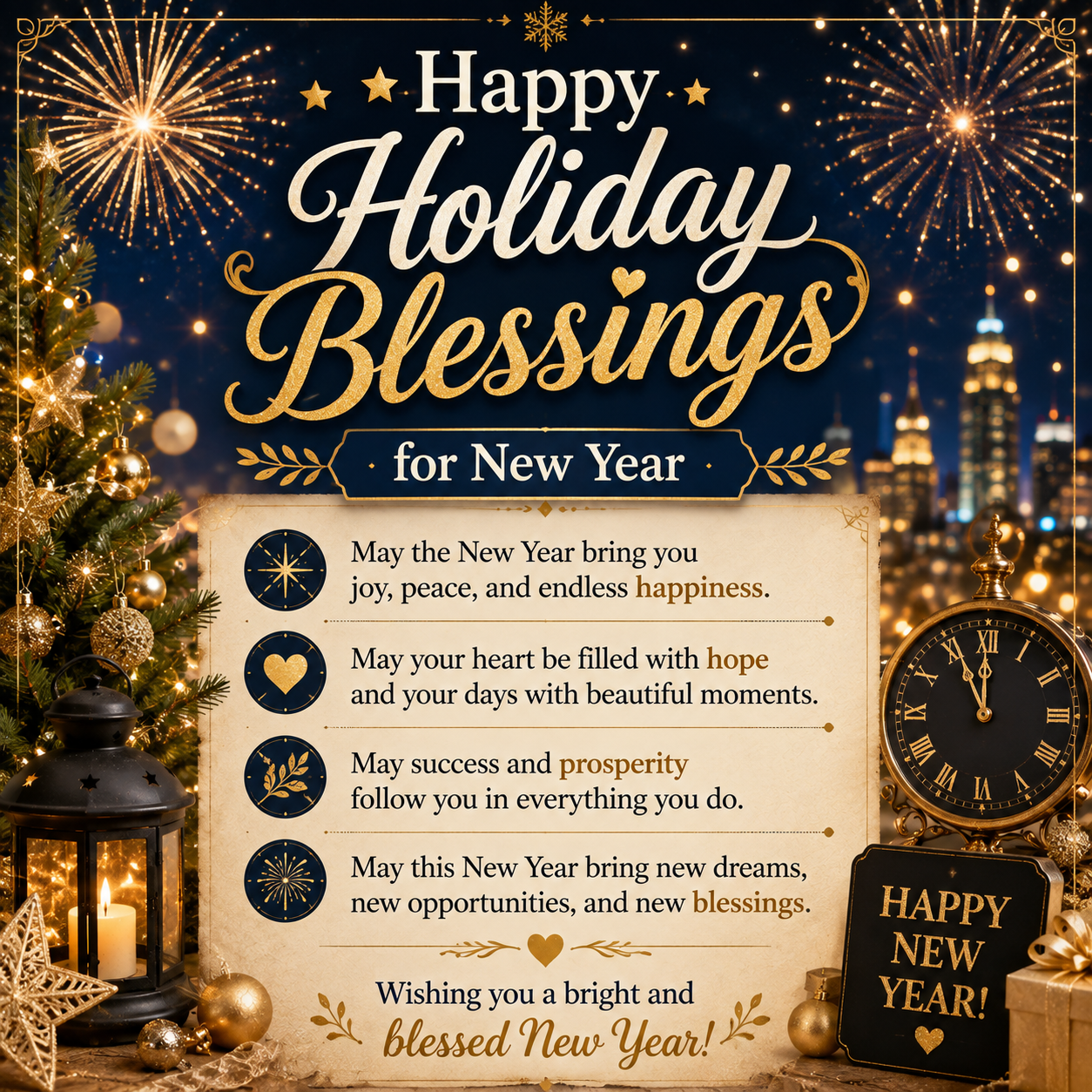 130+ Happy Holiday Blessings to Share With the Ones You Love
