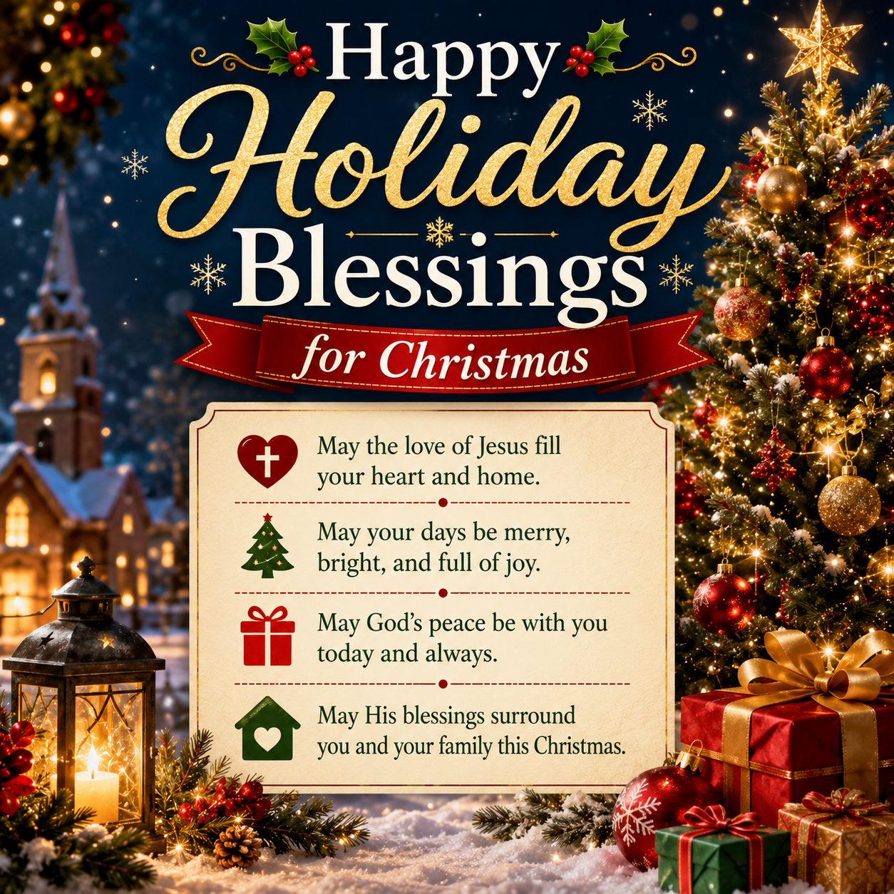130+ Happy Holiday Blessings to Share With the Ones You Love