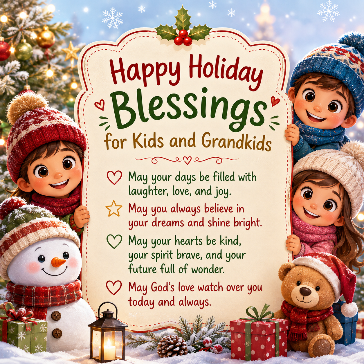 130+ Happy Holiday Blessings to Share With the Ones You Love