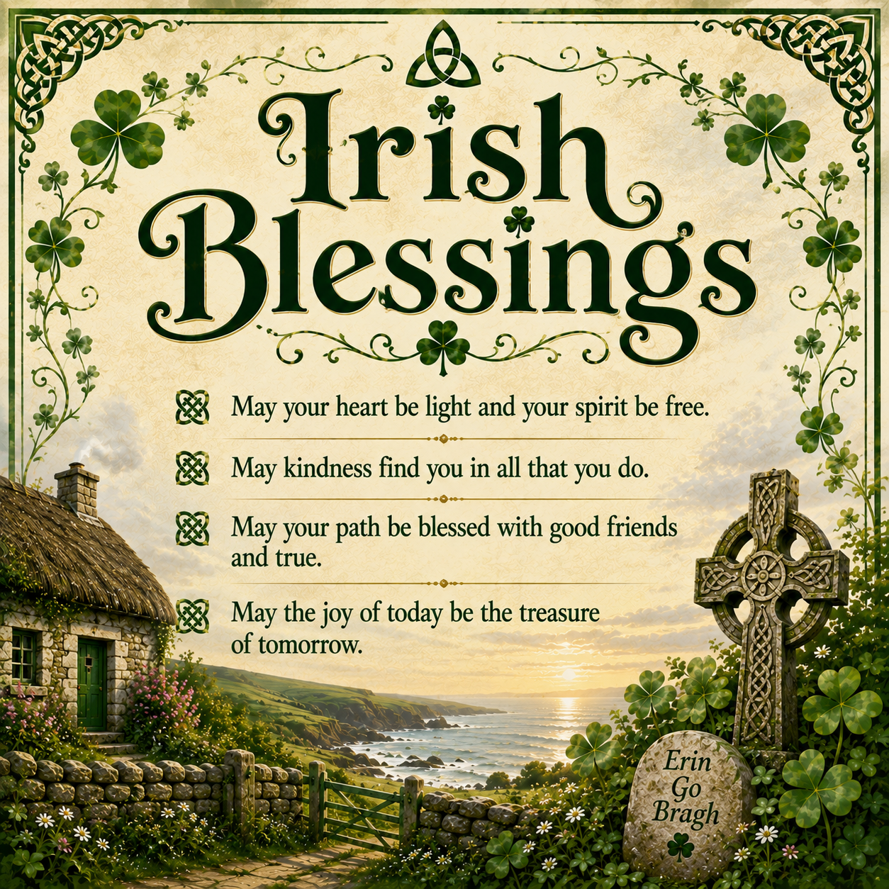 75+ Beautiful Irish Blessings for Every Occasion in Life