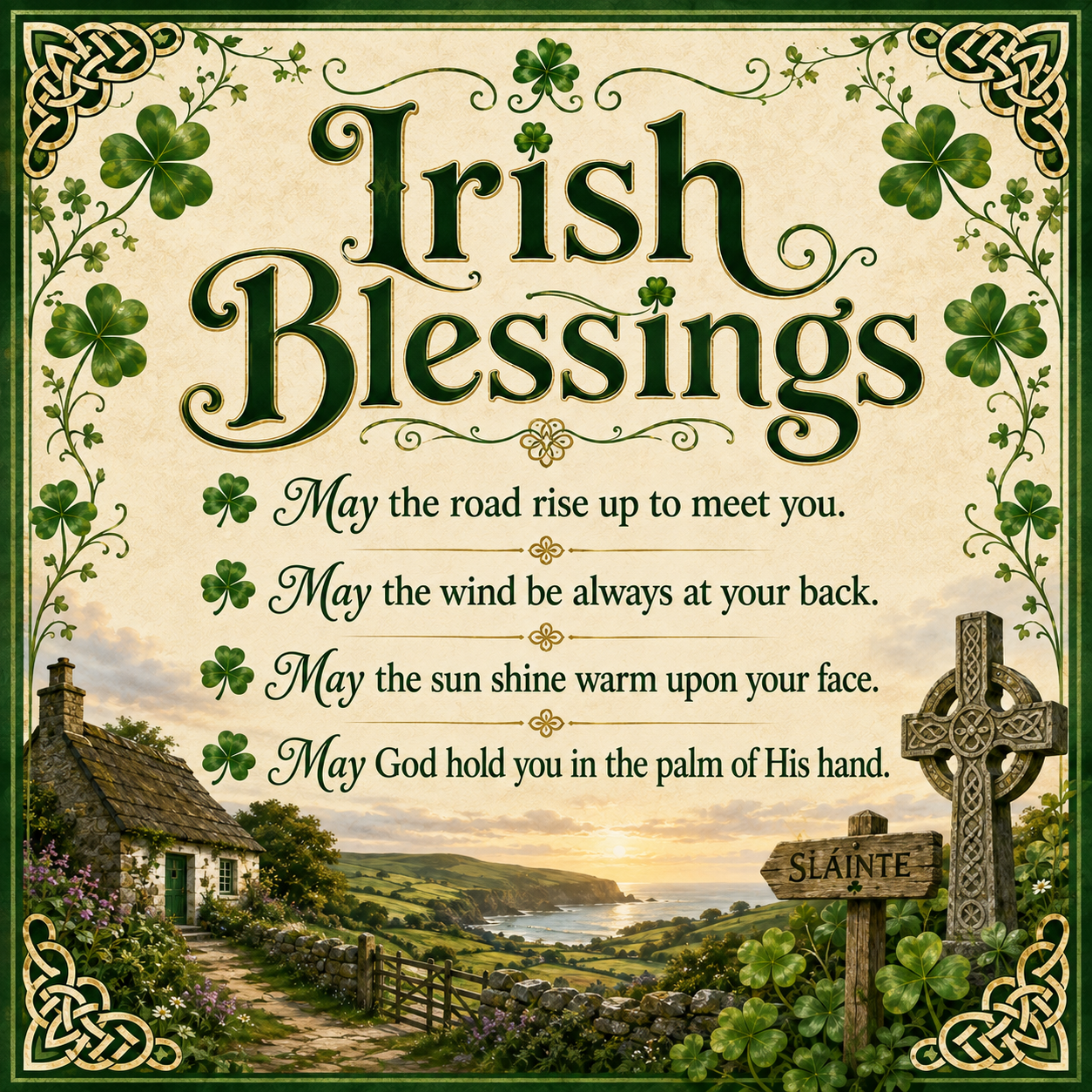 75+ Beautiful Irish Blessings for Every Occasion in Life