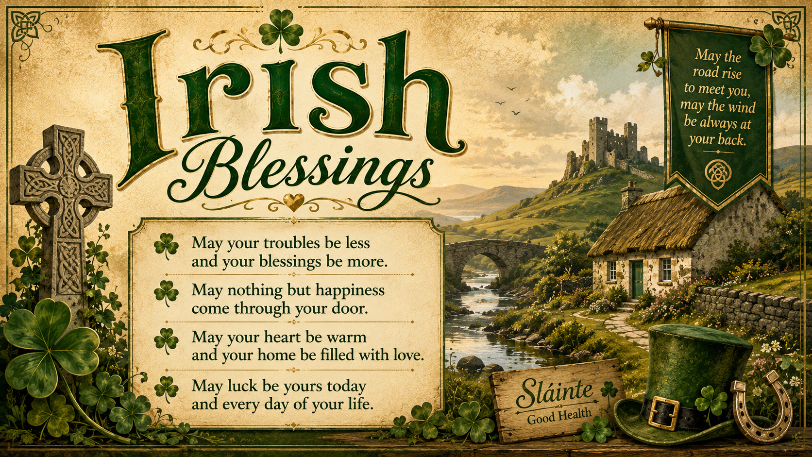 75+ Beautiful Irish Blessings for Every Occasion in Life