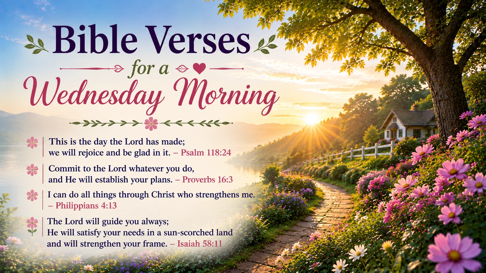 Wednesday Morning Blessing for a Blessed Day