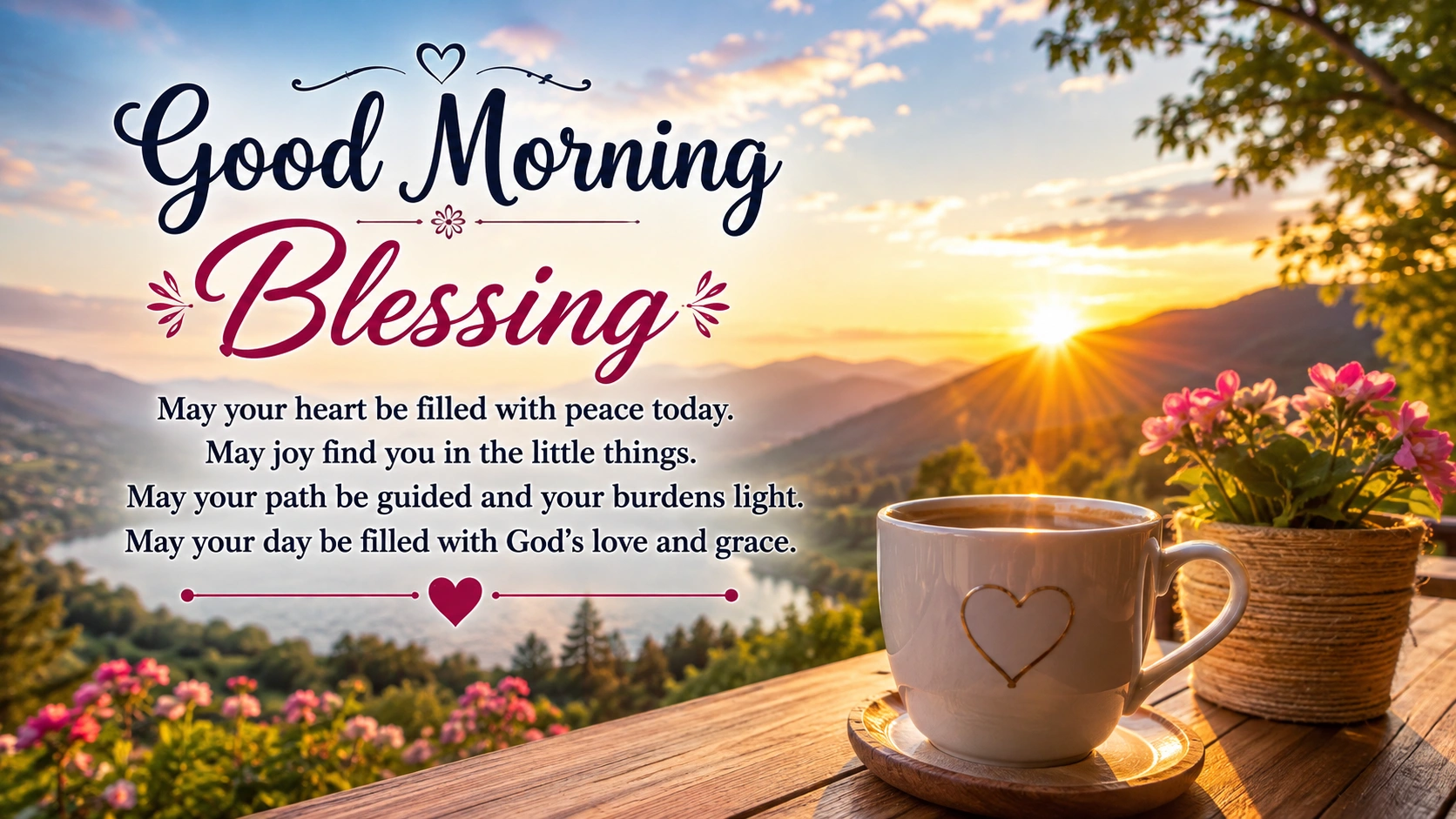 Good Morning Blessing for a Happy and Blessed Day