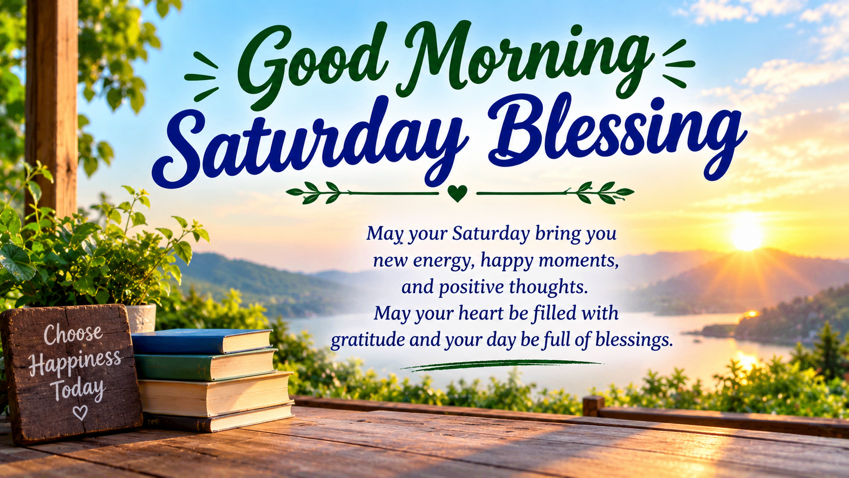 Good Morning Saturday Blessing for a Blessed Weekend