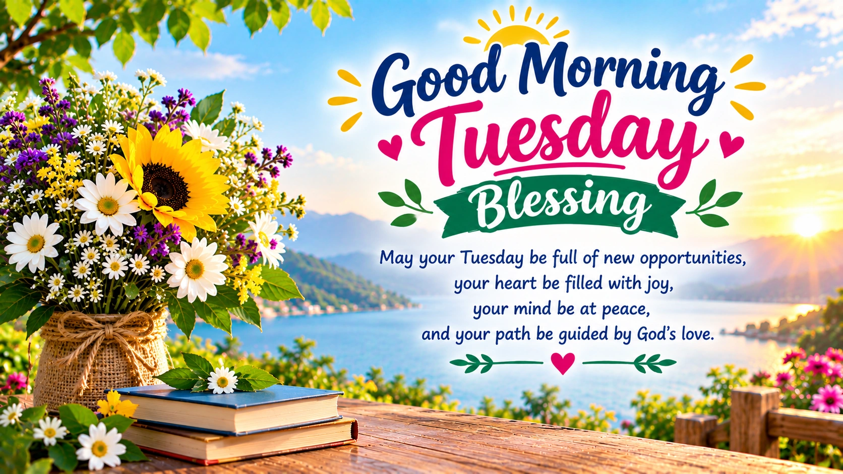 Good Morning Tuesday Blessing for a Peaceful Day