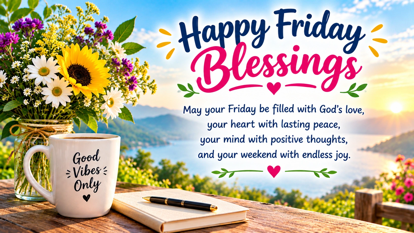 Happy Friday Blessings for a Joyful Weekend