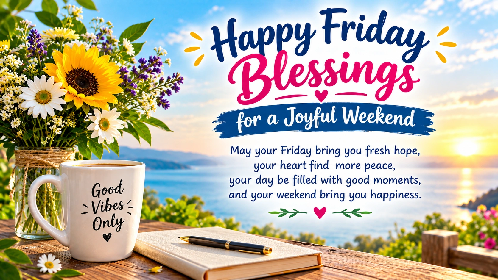 Happy Friday Blessings for a Joyful Weekend