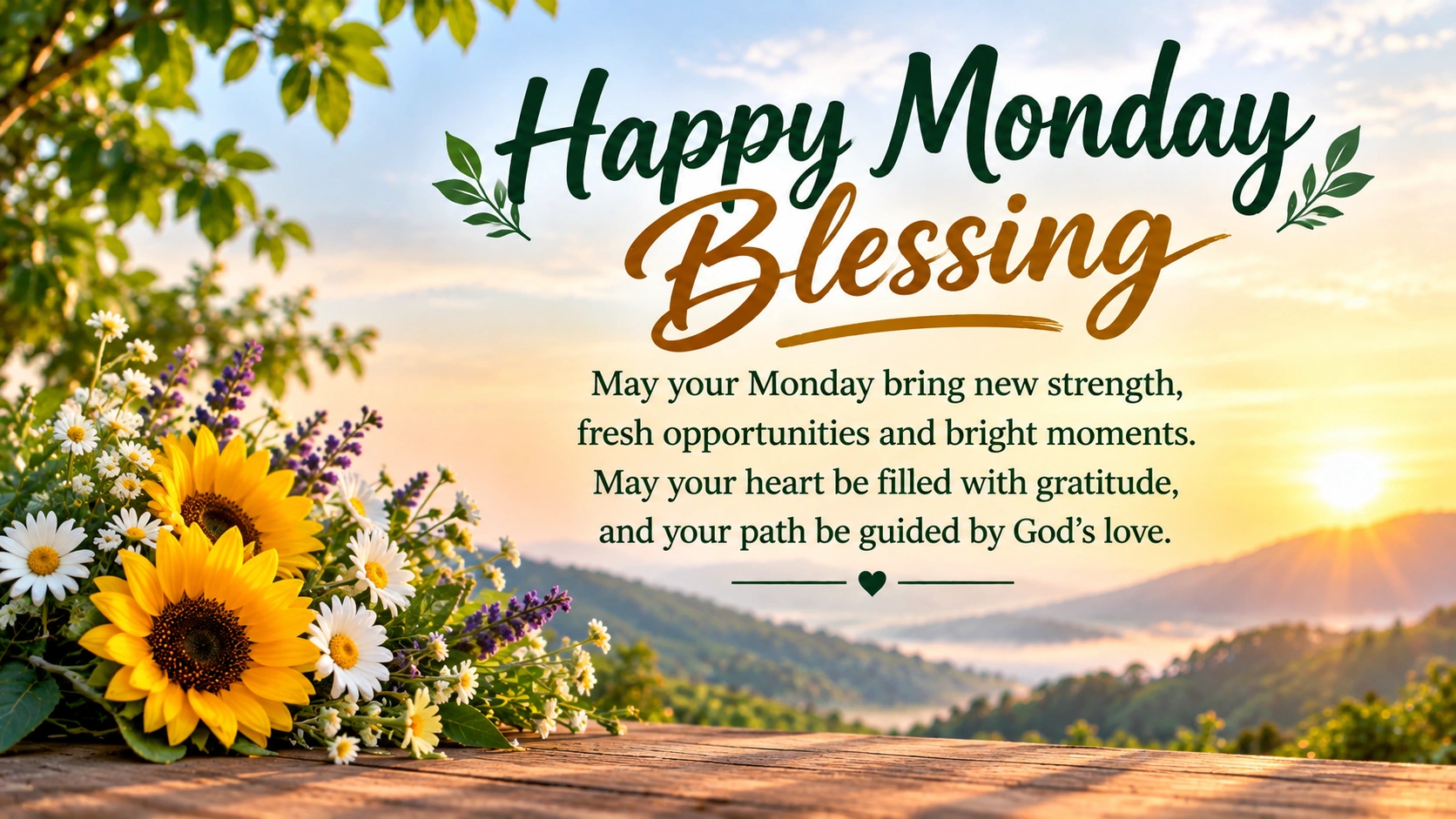 Happy Monday Blessing for a Blessed Week