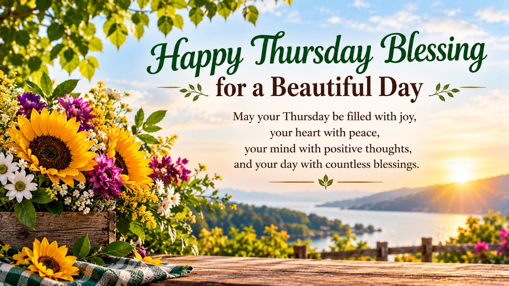 Happy Thursday Blessing for a Beautiful Day