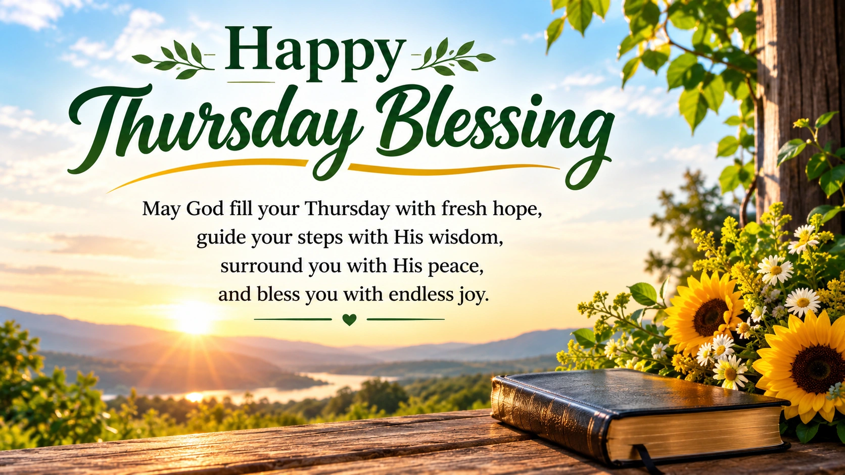 Happy Thursday Blessing for a Beautiful Day