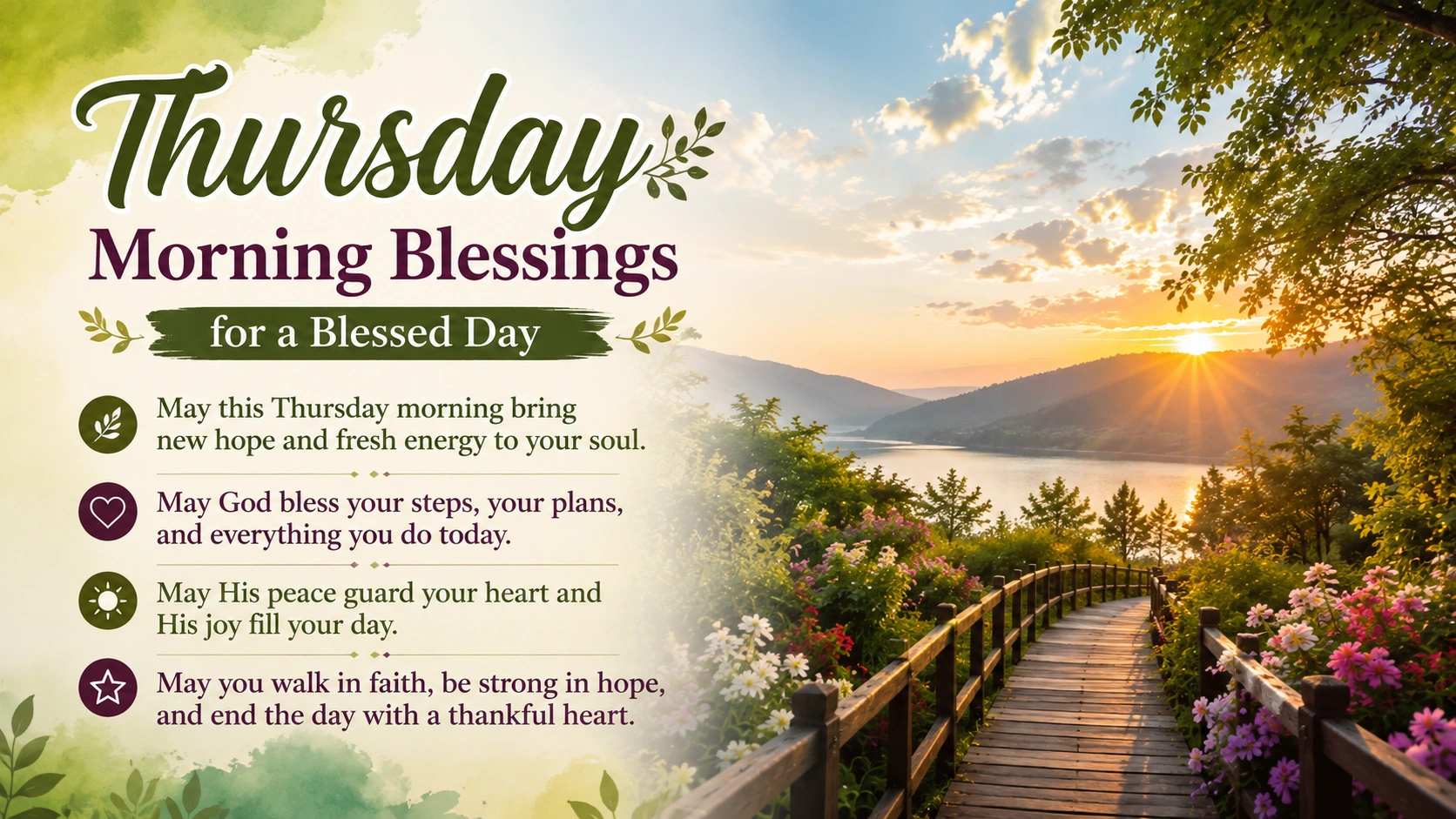 Thursday Morning Blessings for a Blessed Day