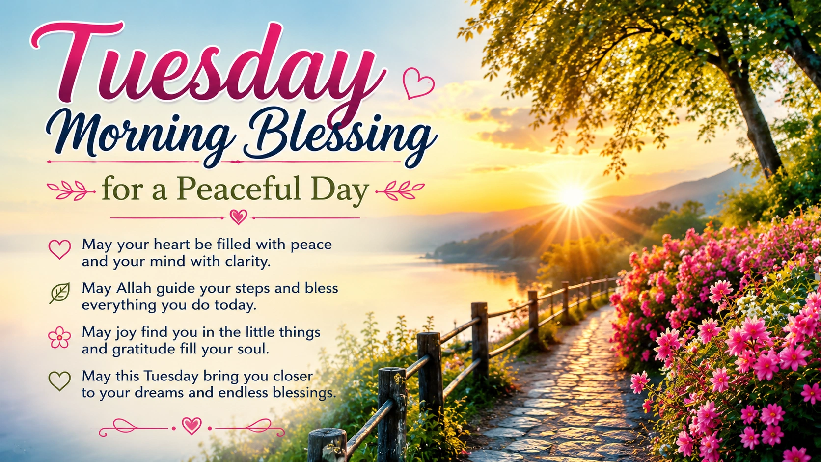 Tuesday Morning Blessing for a Peaceful Day