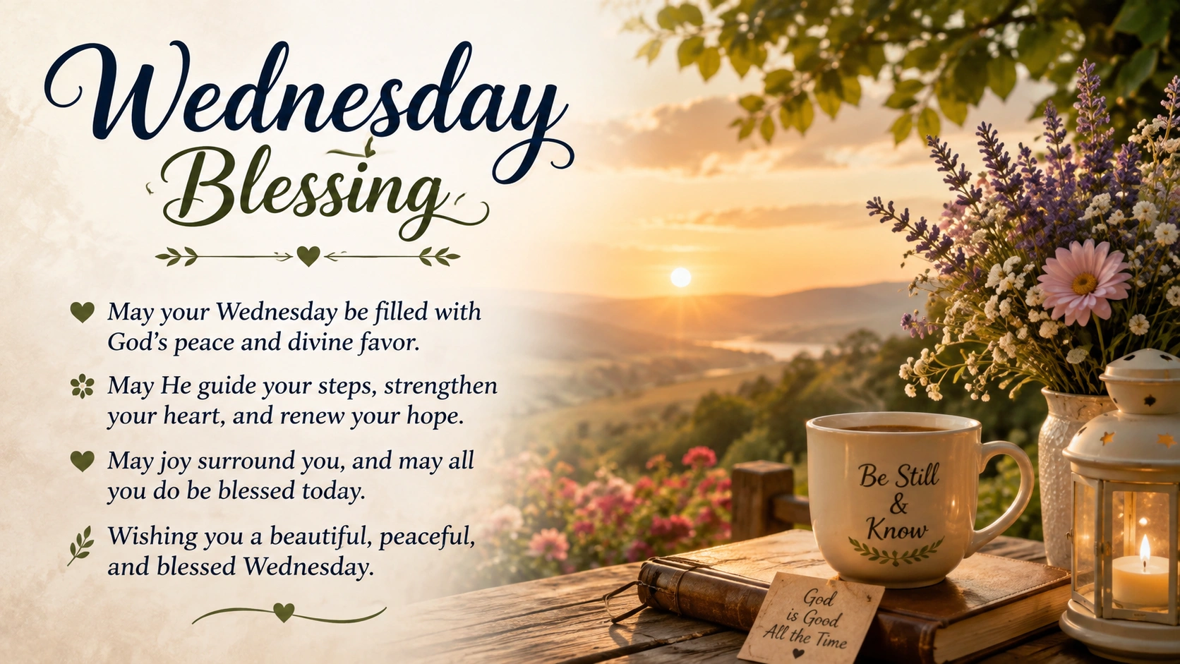 Wednesday Blessing for a Peaceful and Blessed Day